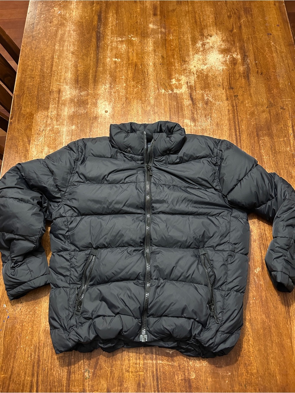 Women’s Black Cropped Puffer Winter Jacket Coat